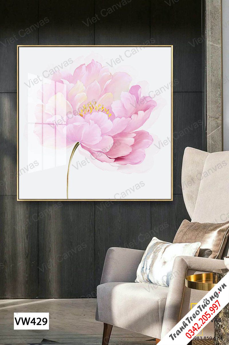 Tranh Đóa Hoa Mẫu Đơn
