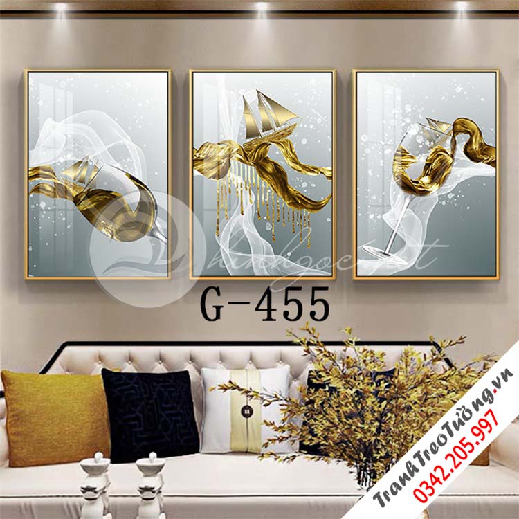 Bộ 3 bức tranh Cô gái nghệ thuật M14