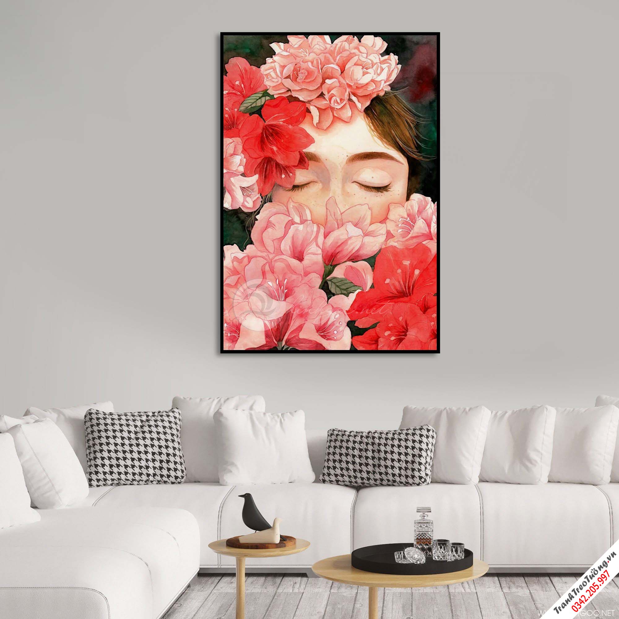 Tranh Cô Gái Nghệ Thuật Treo Tường M32