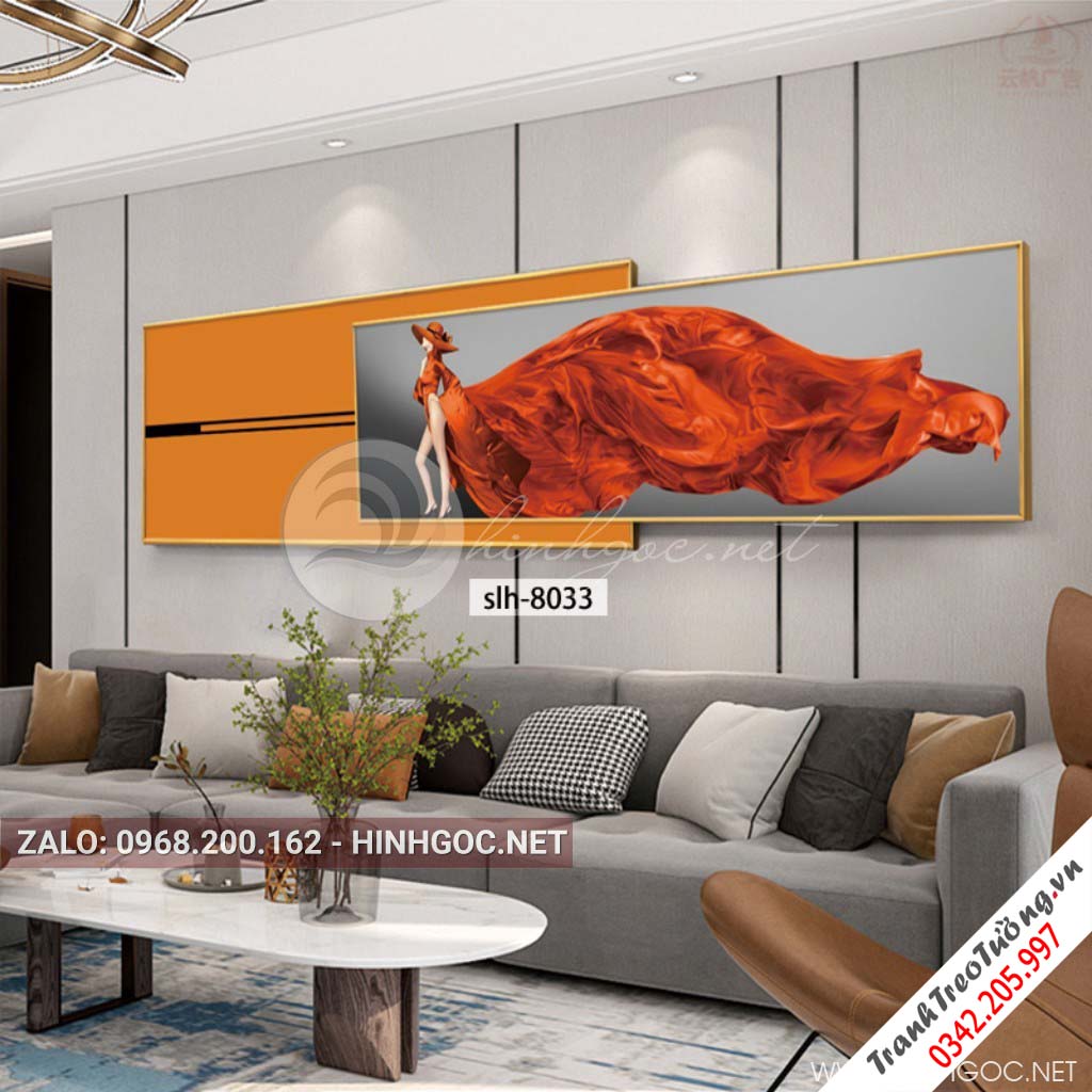 Tranh lồng ghép cô gái nghệ thuật M3