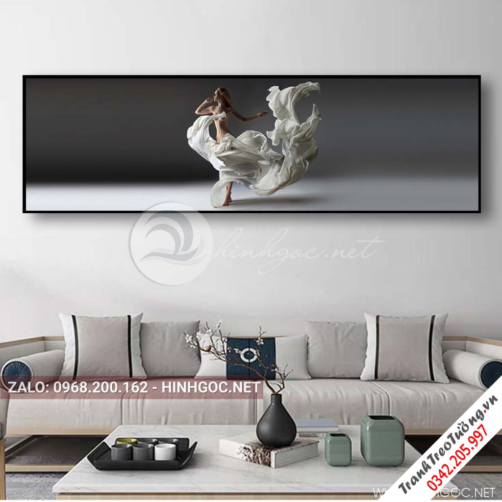 Tranh Ngang Cô Gái Nghệ Thuật M7