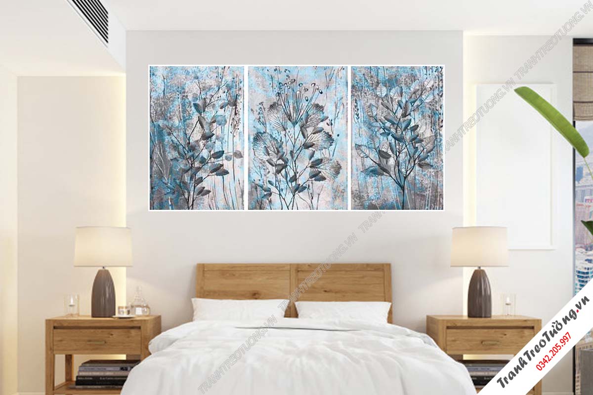 Bộ 3 tranh Hoa ghép Nghệ Thuật M139