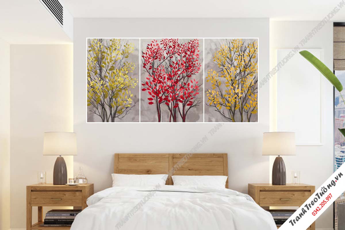 Bộ 3 tranh Hoa ghép Nghệ Thuật M14