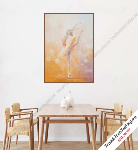 Tranh Hoa giả Sơn Dầu Khổ đứng M170