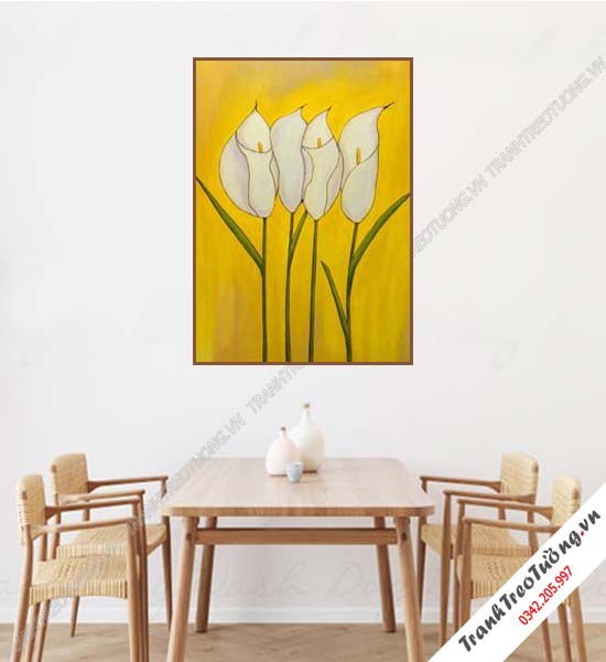Tranh Hoa giả Sơn Dầu Khổ đứng M211