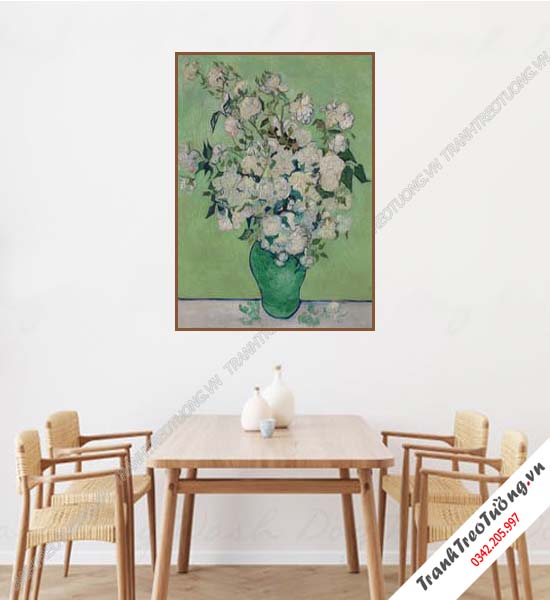 Tranh Hoa giả Sơn Dầu Khổ đứng M268