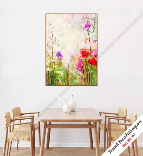 Tranh Hoa giả Sơn Dầu Khổ đứng M300