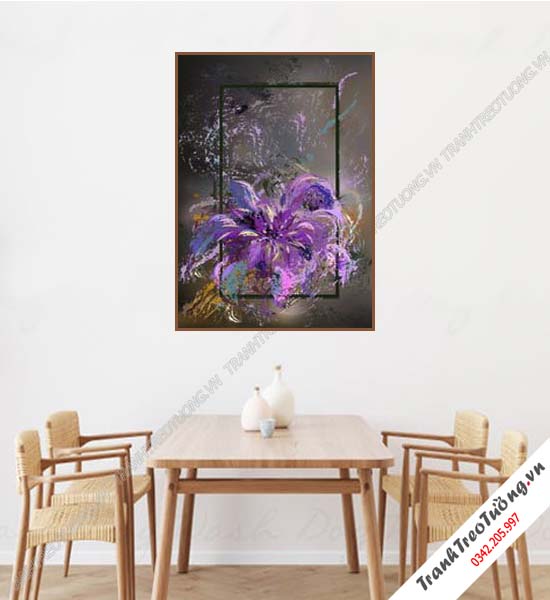 Tranh Hoa giả Sơn Dầu Khổ đứng M307