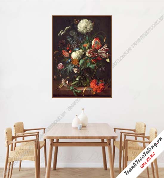 Tranh Hoa giả Sơn Dầu Khổ đứng M313