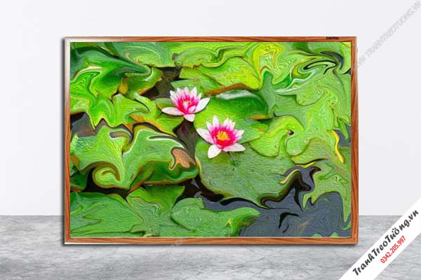 Tranh Hoa Nghệ Thuật giả sơn dầu M114