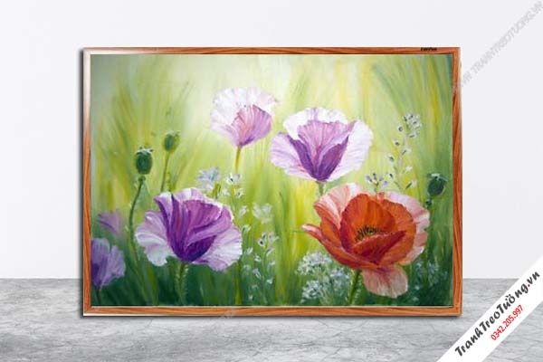 Tranh Hoa Nghệ Thuật giả sơn dầu M123