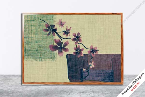 Tranh Hoa Nghệ Thuật giả sơn dầu M135