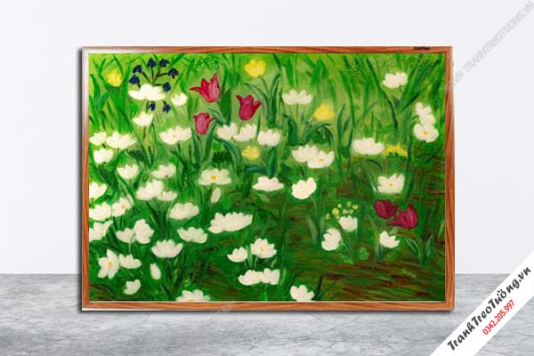Tranh Hoa Nghệ Thuật giả sơn dầu M159
