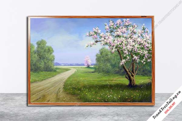 Tranh Hoa Nghệ Thuật giả sơn dầu M164