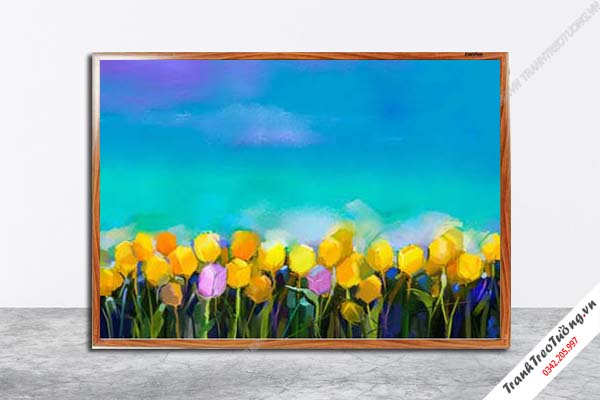 Tranh Hoa Nghệ Thuật giả sơn dầu M17