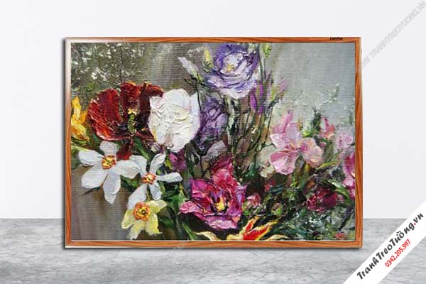 Tranh Hoa Nghệ Thuật giả sơn dầu M173