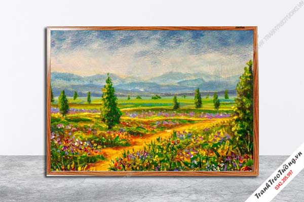 Tranh Hoa Nghệ Thuật giả sơn dầu M177