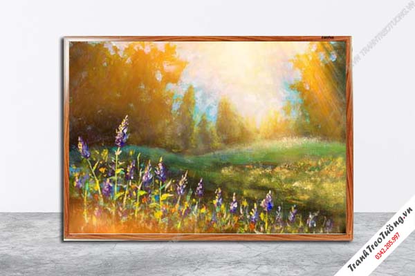 Tranh Hoa Nghệ Thuật giả sơn dầu M183