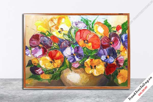 Tranh Hoa Nghệ Thuật giả sơn dầu M195