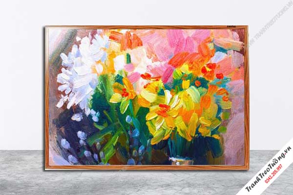Tranh Hoa Nghệ Thuật giả sơn dầu M197