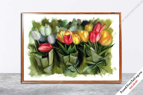 Tranh Hoa Nghệ Thuật giả sơn dầu M206
