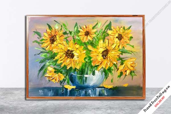 Tranh Hoa Nghệ Thuật giả sơn dầu M21