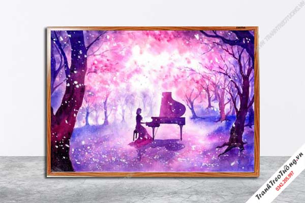 Tranh Hoa Nghệ Thuật giả sơn dầu M222