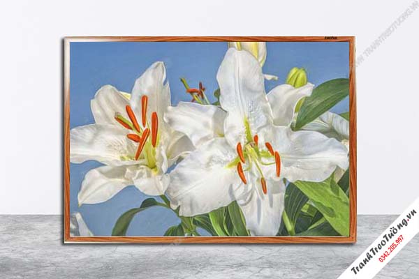 Tranh Hoa Nghệ Thuật giả sơn dầu M226