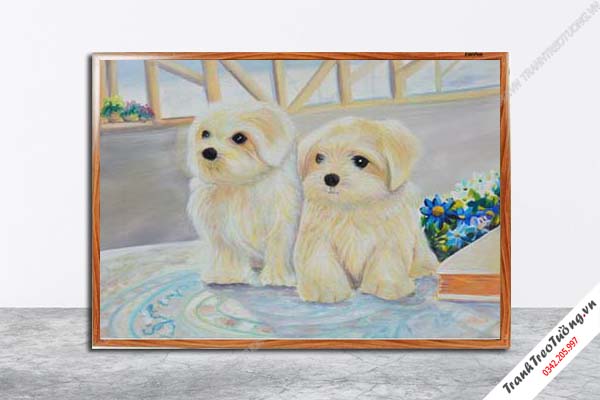 Tranh Hoa Nghệ Thuật giả sơn dầu M229