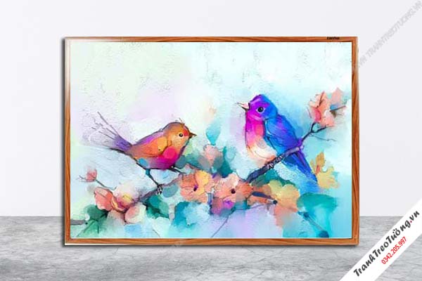 Tranh Hoa Nghệ Thuật giả sơn dầu M252