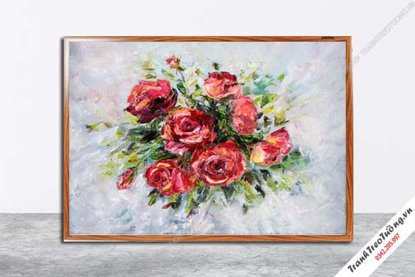 Tranh Hoa Nghệ Thuật giả sơn dầu M28