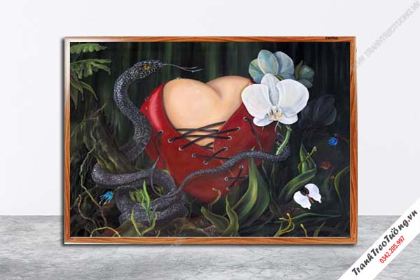 Tranh Hoa Nghệ Thuật giả sơn dầu M32