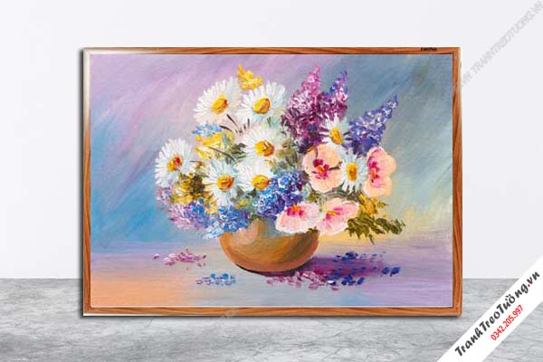 Tranh Hoa Nghệ Thuật giả sơn dầu M355