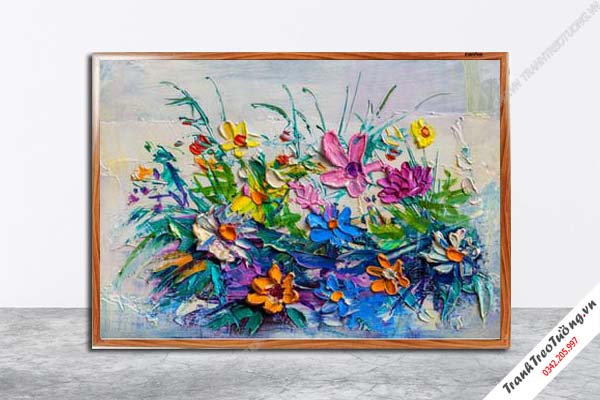 Tranh Hoa Nghệ Thuật giả sơn dầu M358