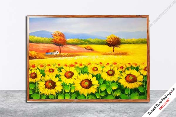 Tranh Hoa Nghệ Thuật giả sơn dầu M383