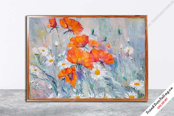 Tranh Hoa Nghệ Thuật giả sơn dầu M408