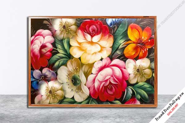Tranh Hoa Nghệ Thuật giả sơn dầu M432