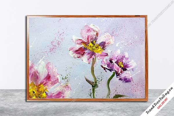 Tranh Hoa Nghệ Thuật giả sơn dầu M458
