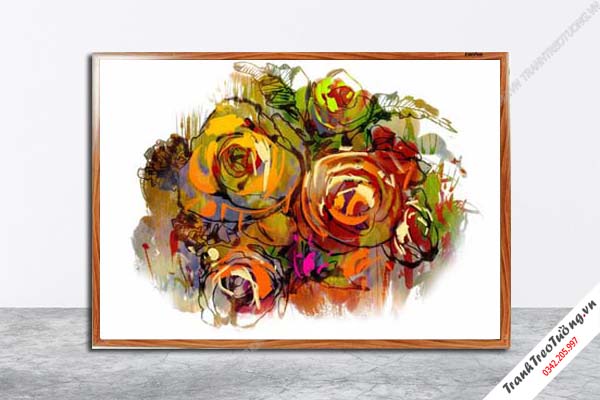 Tranh Hoa Nghệ Thuật giả sơn dầu M462