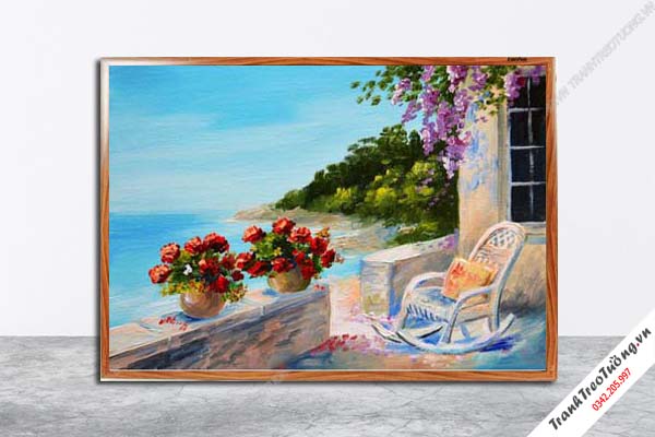 Tranh Hoa Nghệ Thuật giả sơn dầu M504