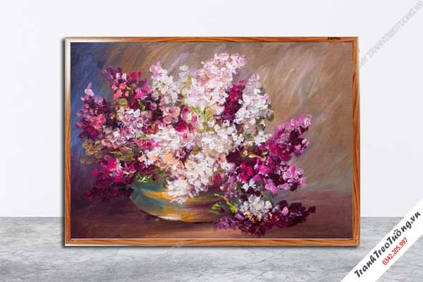 Tranh Hoa Nghệ Thuật giả sơn dầu M518