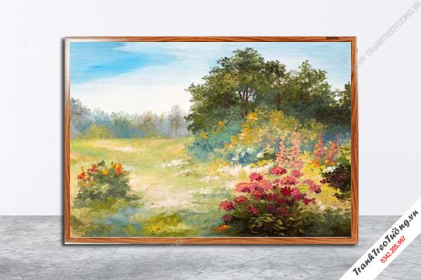 Tranh Hoa Nghệ Thuật giả sơn dầu M543