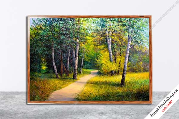 Tranh Hoa Nghệ Thuật giả sơn dầu M556