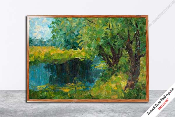 Tranh Hoa Nghệ Thuật giả sơn dầu M559