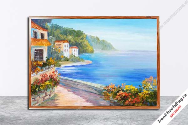 Tranh Hoa Nghệ Thuật giả sơn dầu M562