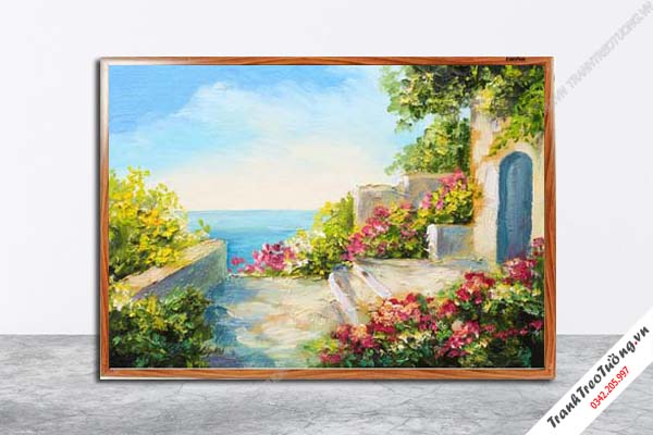 Tranh Hoa Nghệ Thuật giả sơn dầu M568