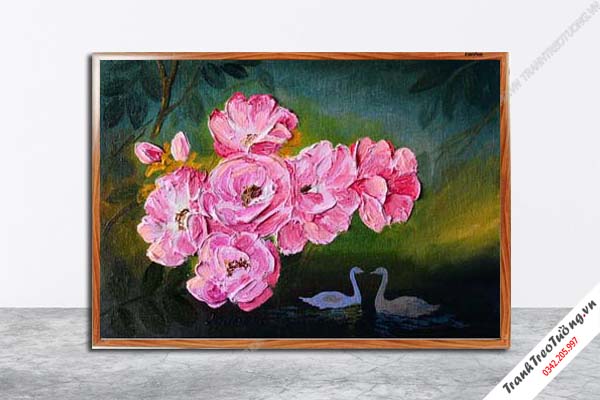 Tranh Hoa Nghệ Thuật giả sơn dầu M586