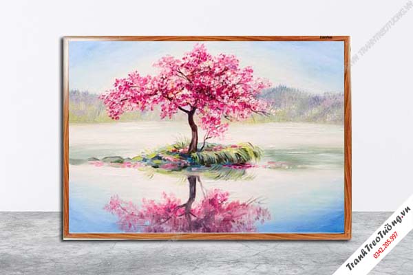 Tranh Hoa Nghệ Thuật giả sơn dầu M613