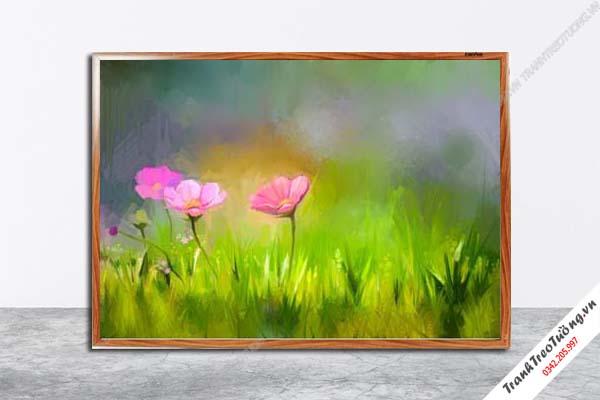 Tranh Hoa Nghệ Thuật giả sơn dầu M622