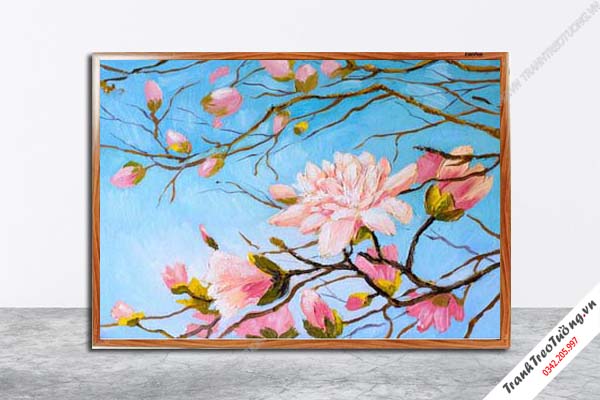 Tranh Hoa Nghệ Thuật giả sơn dầu M646